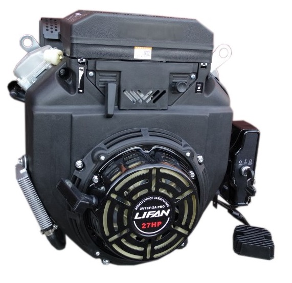 Двигатель бензиновый LIFAN 2V78F-2A PRO (27 л.с., 20А катушка)